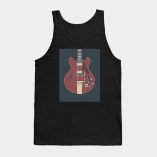 Vintage Hollow Body Guitar Tank Top